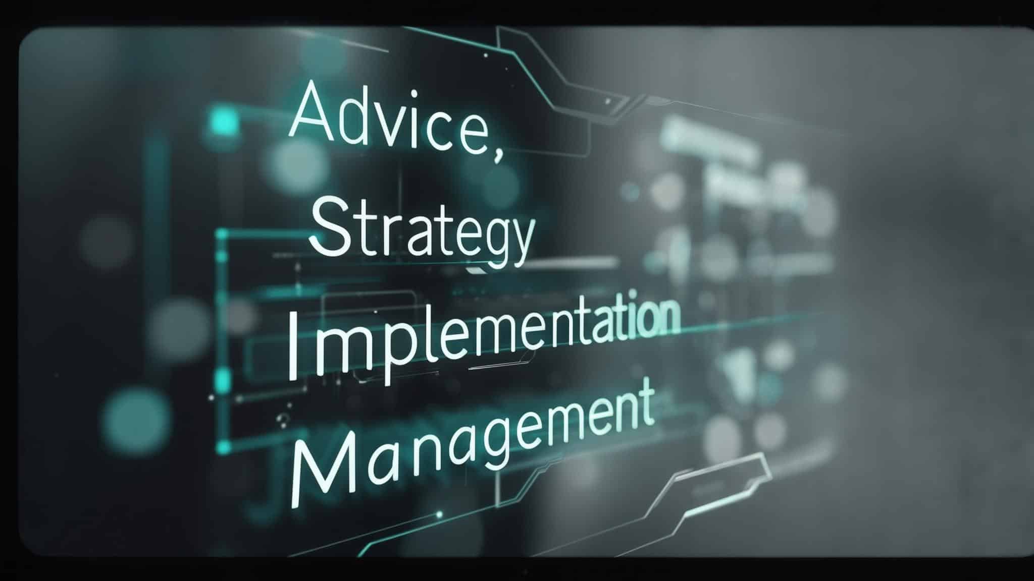 Advice-Strategy-Implementation-Management